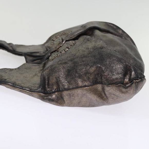 Salvatore Ferragamo Hand Bag Leather Gold Tone Auth bs15051 - Picture 4 of 16